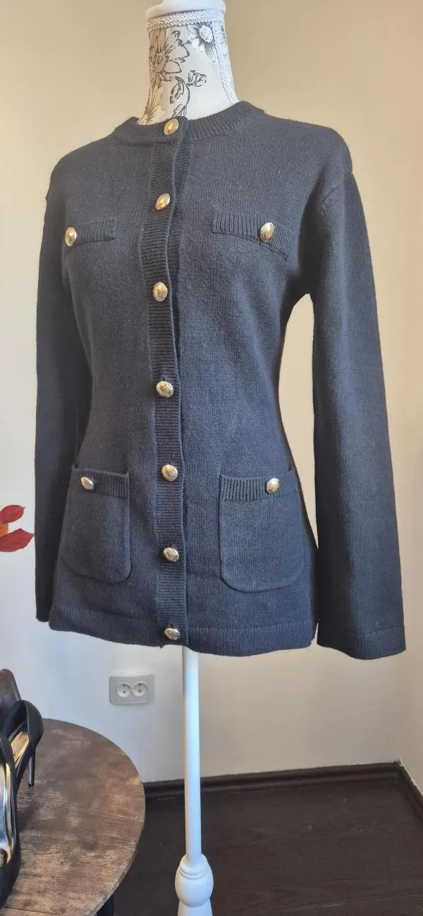 Cardigan H&M XS | Negru, Mânecă lungă - Image 7