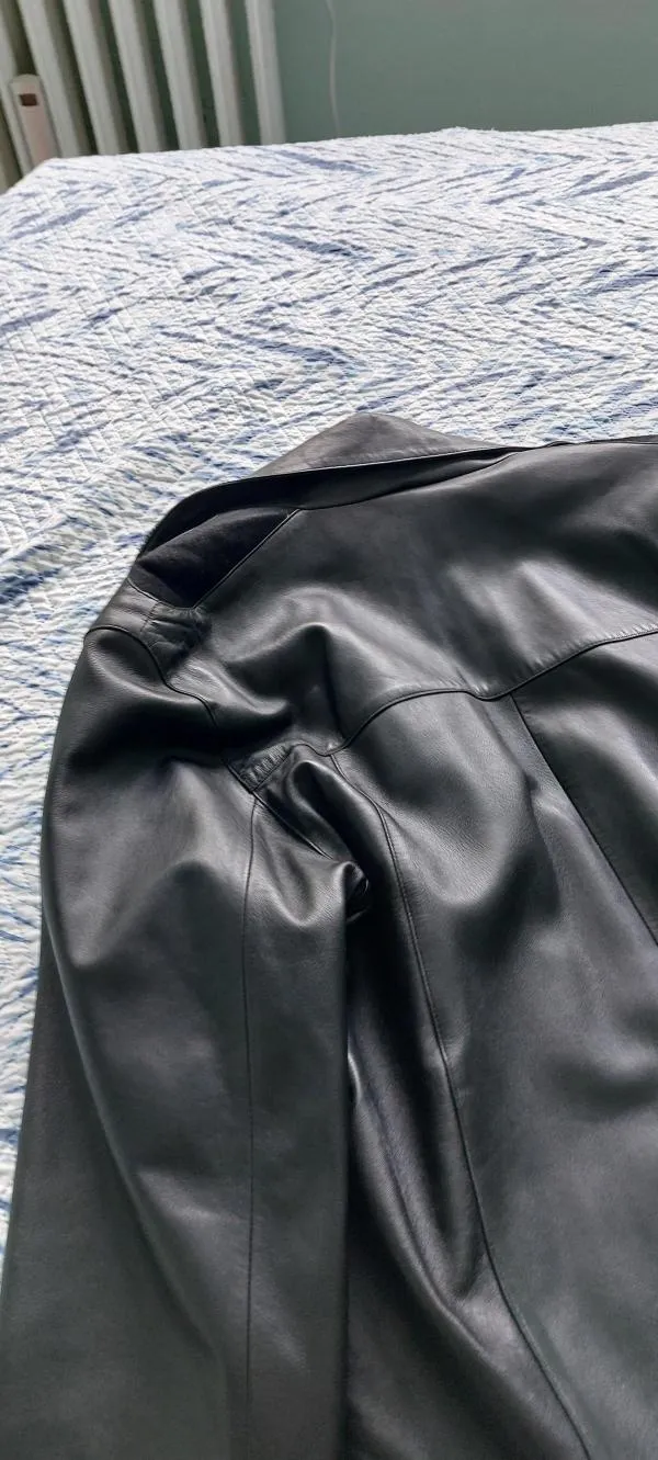 Geacă de piele By Der-San EU 50 | Negru, Fără glugă, Piele naturală - Image 5