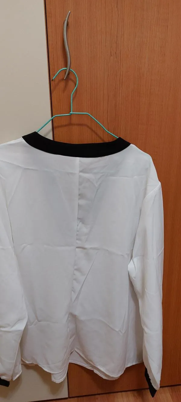 Bluză Shein XXL | Alb, Normal, Mânecă lungă, Plus size, Poliester - Image 9