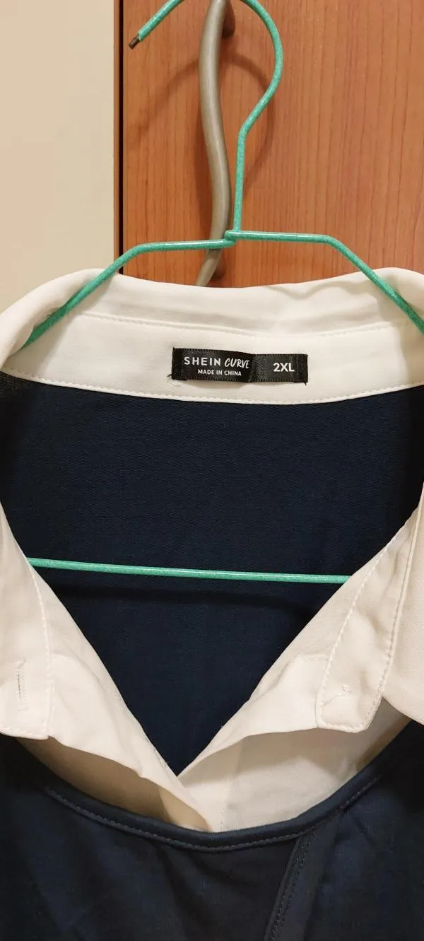 Bluză Shein XXL | Bleumarin, Normal, Mânecă lungă - Image 3