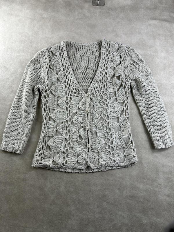 Cardigan S | Gri, Mânecă lungă - Image 2