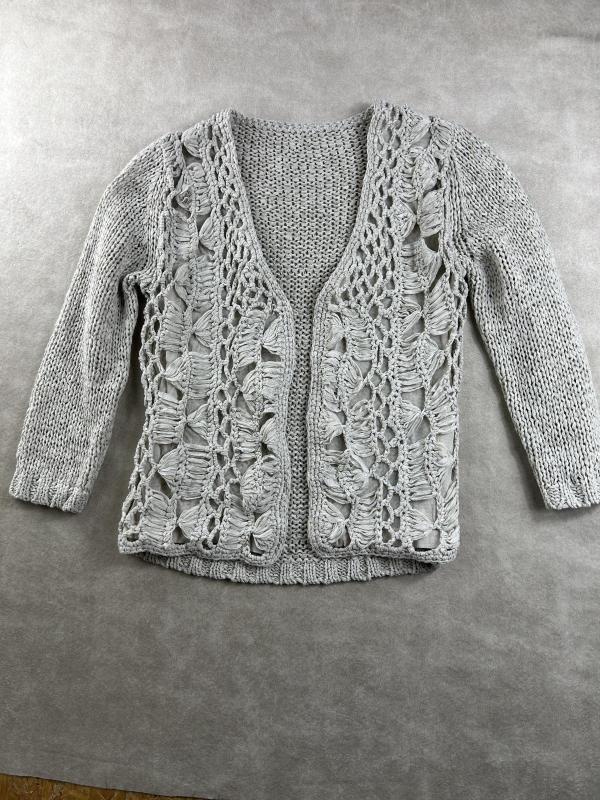Cardigan S | Gri, Mânecă lungă - Image 3
