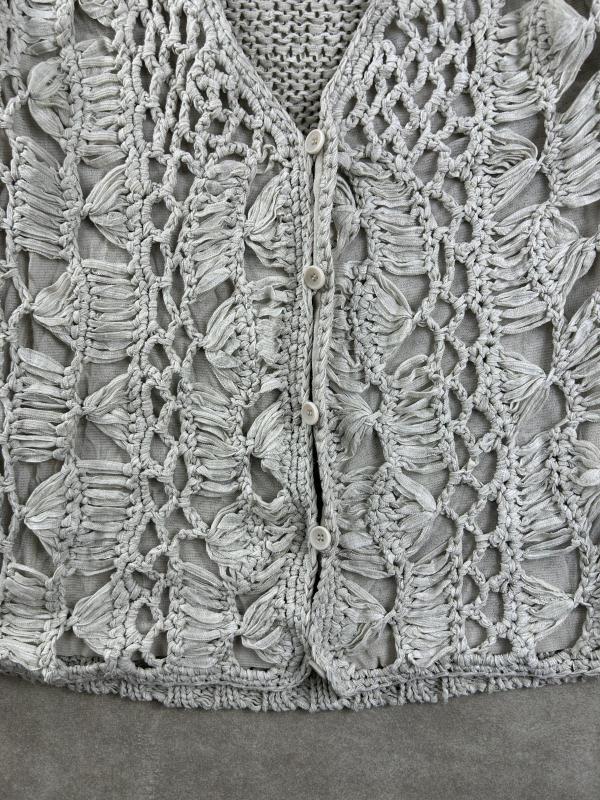 Cardigan S | Gri, Mânecă lungă - Image 4