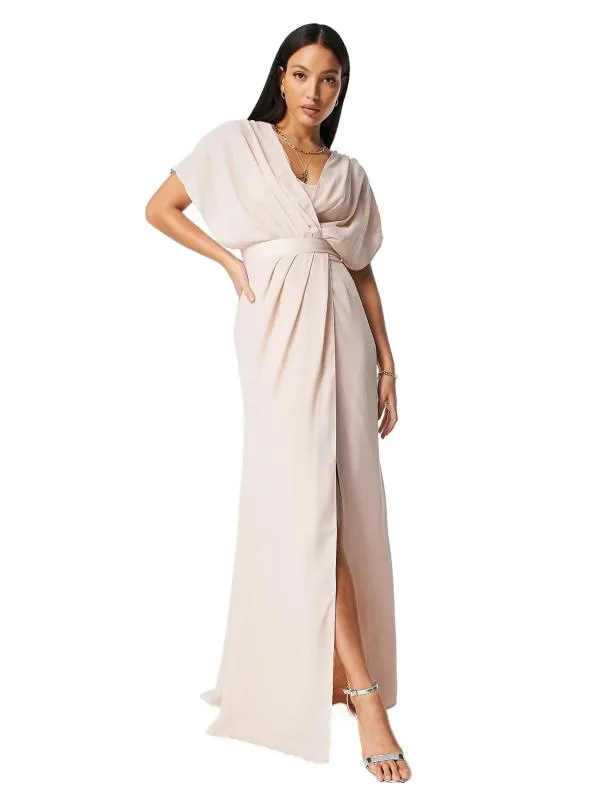Rochie de ocazie ASOS XXL | Mov, Maxi, Mânecă scurtă