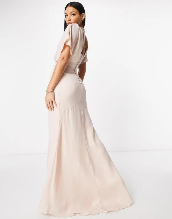 Rochie de ocazie ASOS XXL | Mov, Maxi, Mânecă scurtă - Image 2