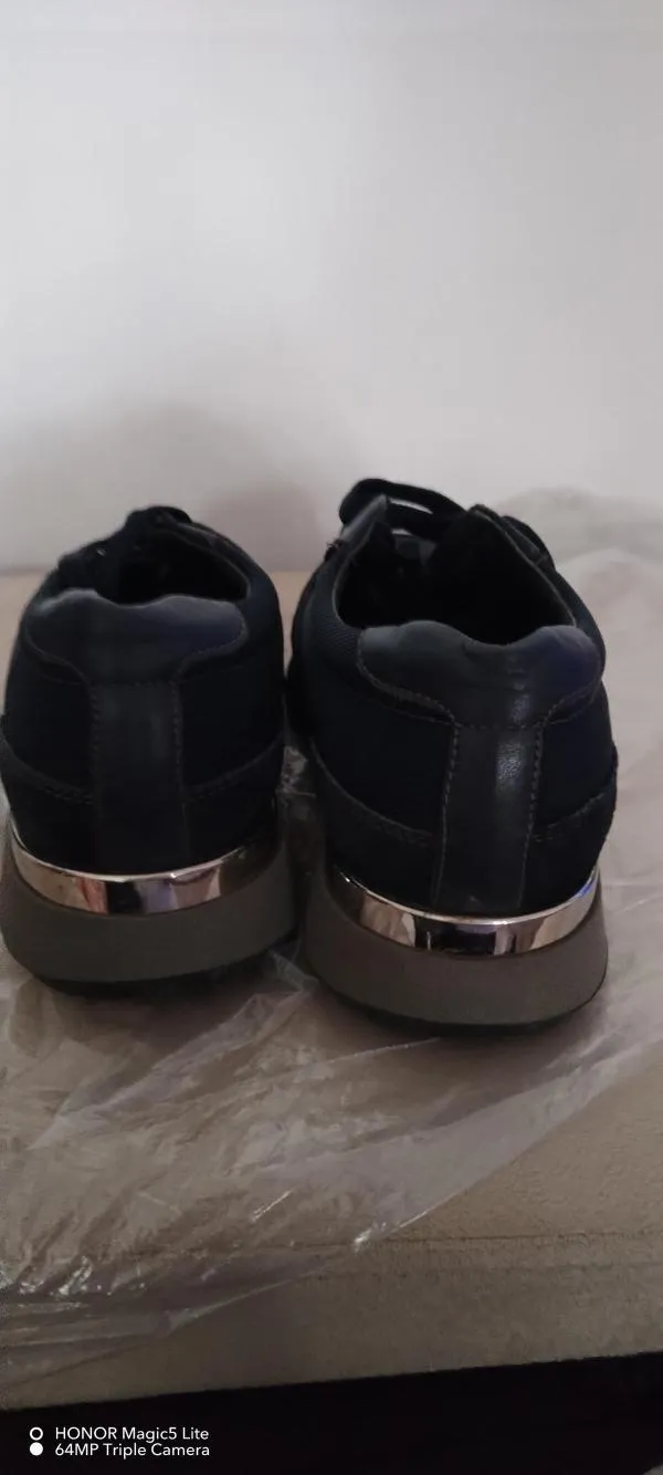 Sneakers ANNA CORI EU 36 | Albastru, Piele întoarsă Suede - Image 3