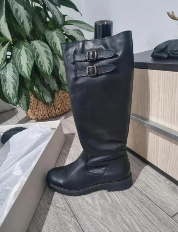 Cizme până la genunchi Omnio Atelier EU 40 | Negru - Image 2