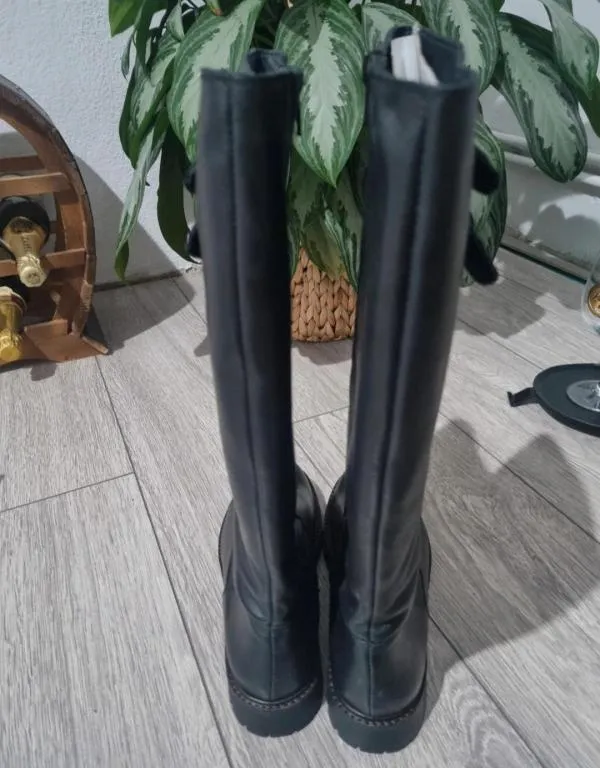 Cizme până la genunchi Omnio Atelier EU 40 | Negru - Image 4