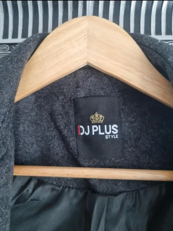 Palton scurt DJ PLUS STYLE EU 36 | Gri, Fără glugă - Image 7