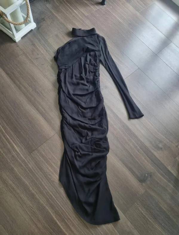 Rochie de seară Zara EU 40 | Negru, Midi, Mânecă lungă - Image 11