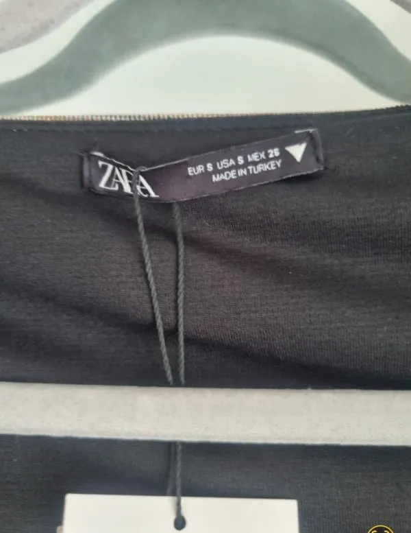 Rochie office Zara S | Bej, Mini, Mânecă lungă - Image 10