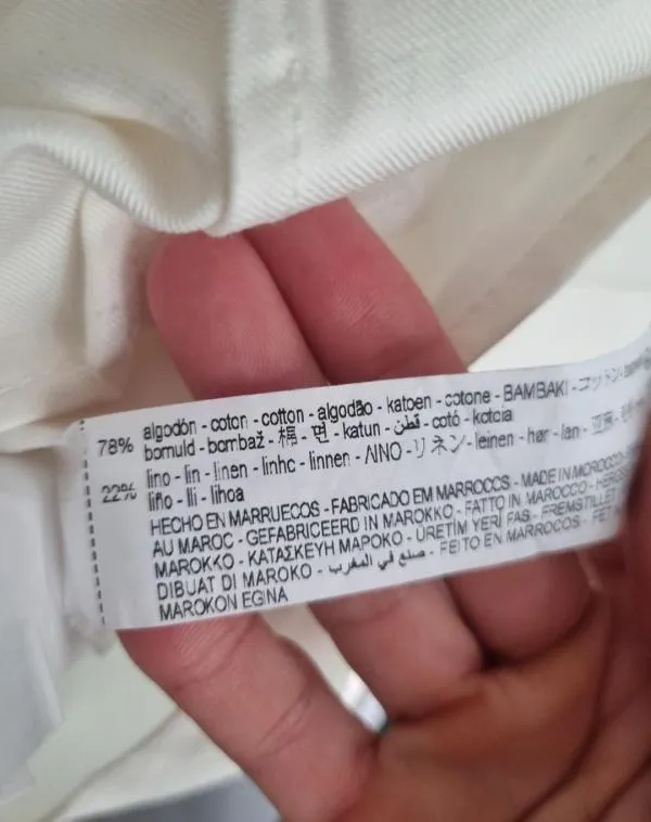 Rochie tip cămașă Zara S | Bej, Mini, Mânecă lungă - Image 12