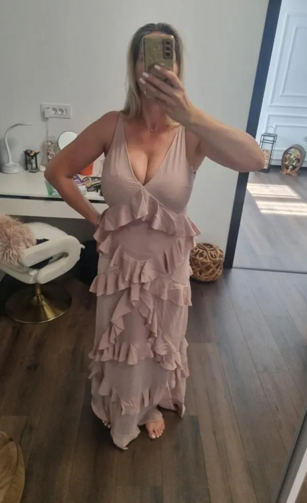 Rochie de seară H&M EU 38 | Roz, Maxi, Fără mâneci - Image 6