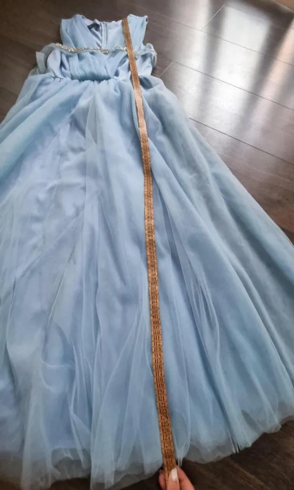 Rochie de ocazie Mireli EU 36 | Bleu, Maxi - Image 10