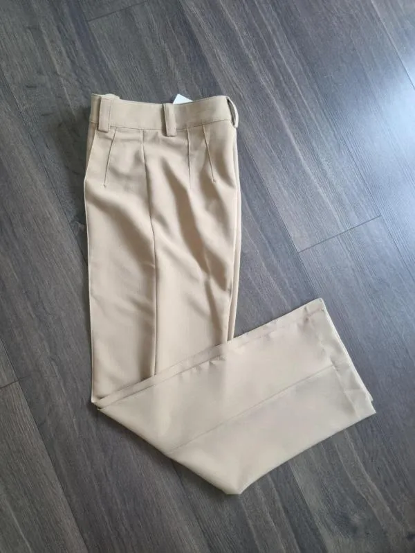 Pantaloni Zara XS | Ivoire, Lungi, Wide Leg fit - Image 9