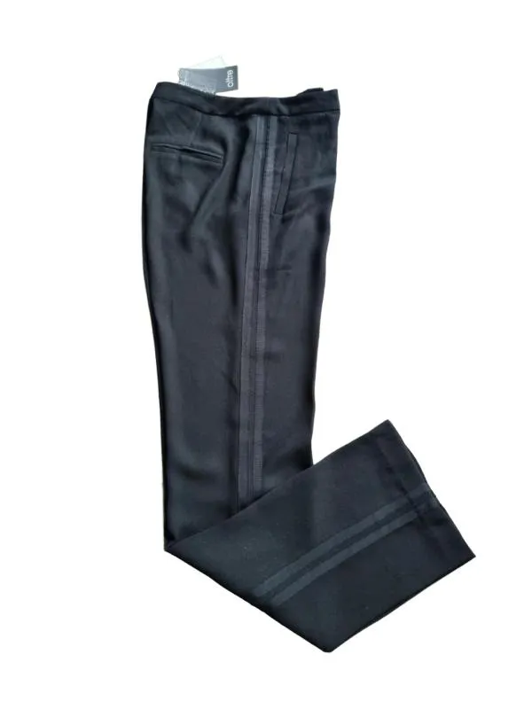 Pantaloni Oltre EU 38 | Negru, Lungi, Wide Leg fit