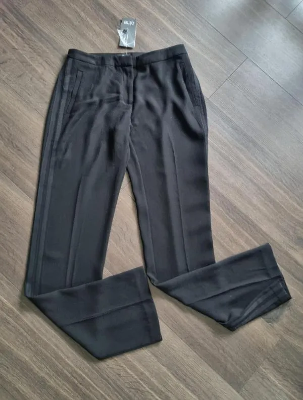 Pantaloni Oltre EU 38 | Negru, Lungi, Wide Leg fit - Image 3