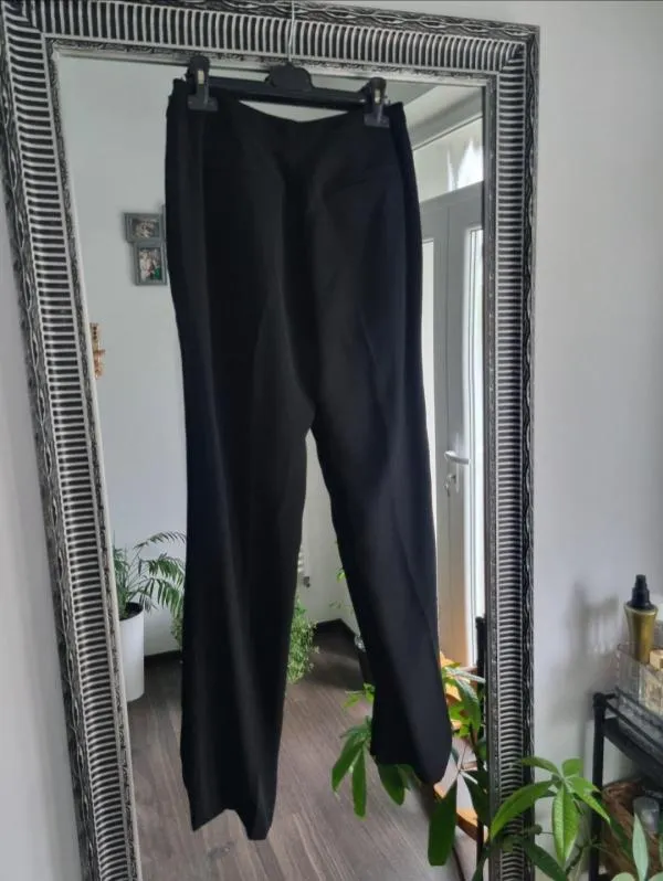 Pantaloni Oltre EU 38 | Negru, Lungi, Wide Leg fit - Image 5