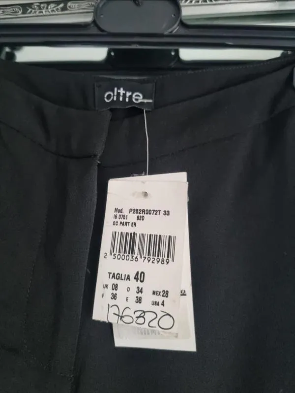 Pantaloni Oltre EU 38 | Negru, Lungi, Wide Leg fit - Image 6