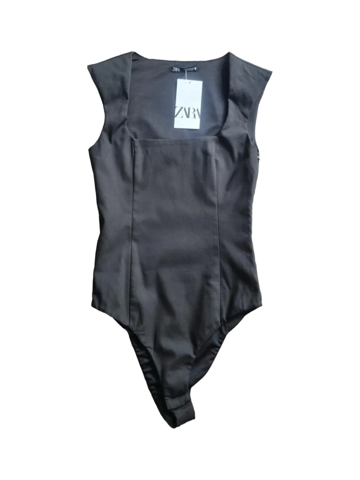 Body Zara S | Negru, Normal, Fără mâneci
