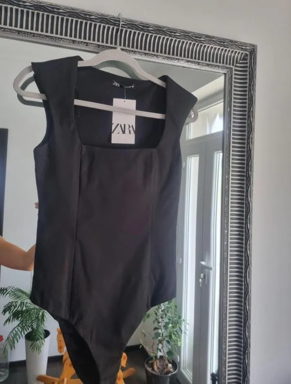 Body Zara S | Negru, Normal, Fără mâneci - Image 3