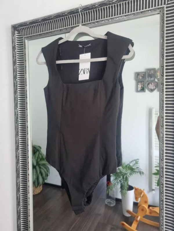 Body Zara S | Negru, Normal, Fără mâneci - Image 4
