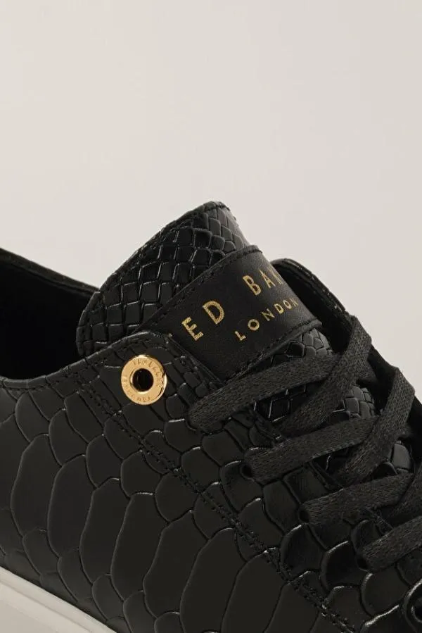 Sneakers Ted Baker EU 37 | Negru, Animal print, Piele ecologică - Image 3