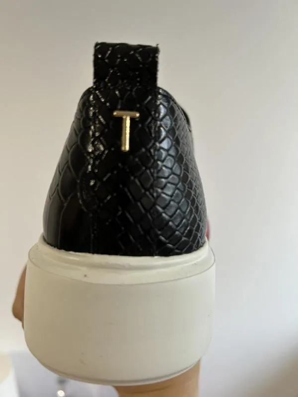 Sneakers Ted Baker EU 37 | Negru, Animal print, Piele ecologică - Image 9