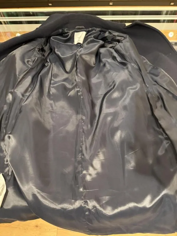 Palton din lână Mango EU 38 | Bleumarin, Fără glugă, Lână - Image 6