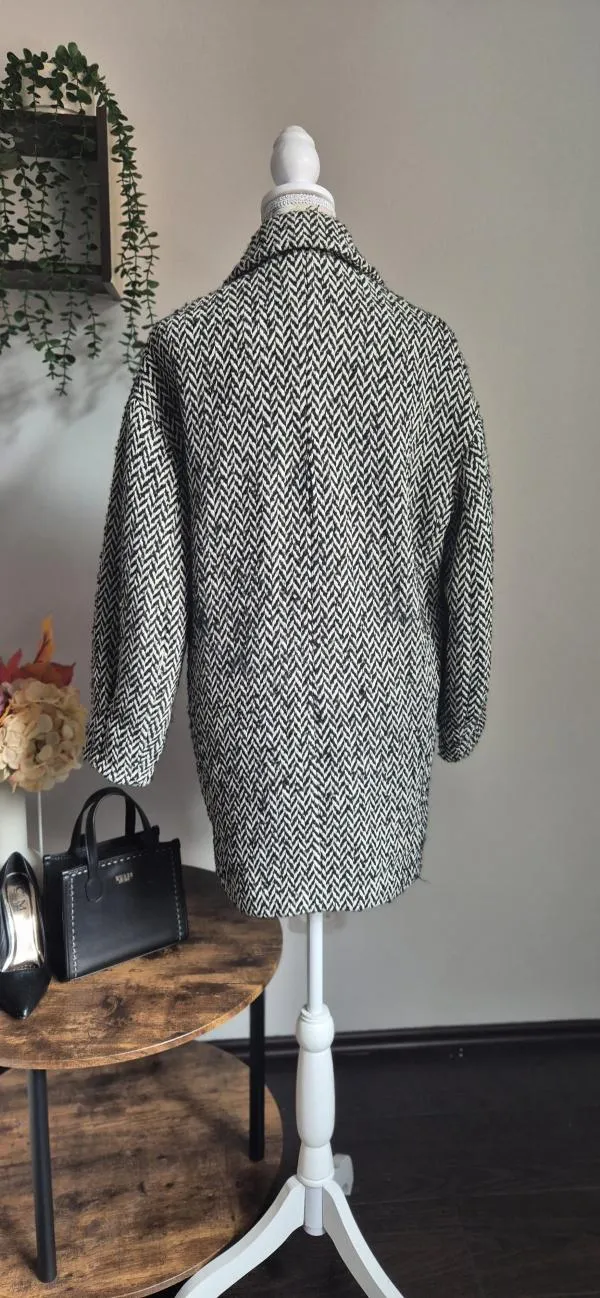 Palton scurt Mango EU 34 | Gri, Fără glugă - Image 5