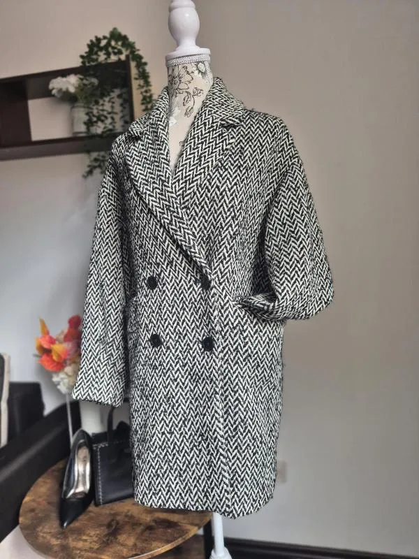 Palton scurt Mango EU 34 | Gri, Fără glugă - Image 6