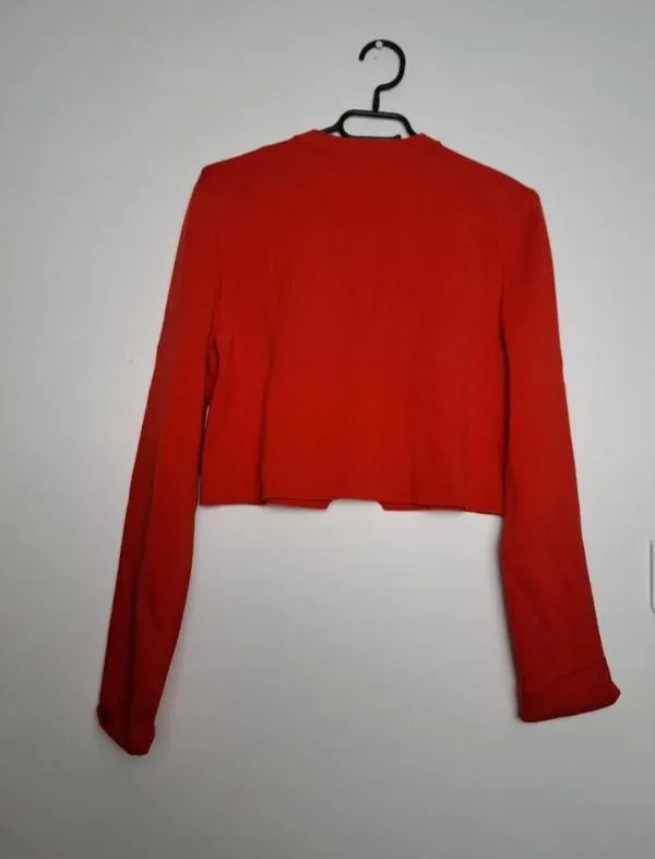 Cardigan Claudie Pierlot EU 38 | Roșu, Mânecă lungă, Bumbac - Image 3