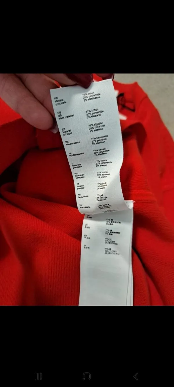 Cardigan Claudie Pierlot EU 38 | Roșu, Mânecă lungă, Bumbac - Image 7