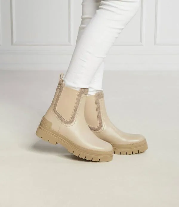 Ghete Tommy Hilfiger EU 36 | Bej, Piele naturală - Image 2