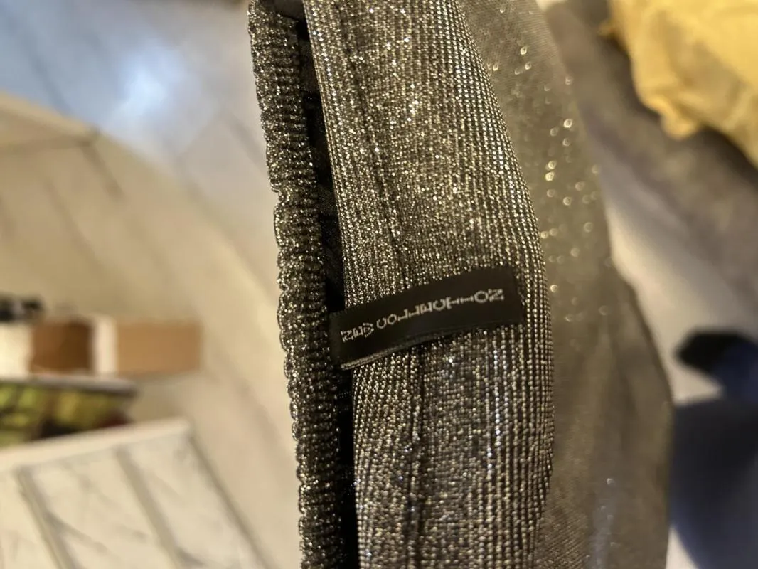 Rochie de seară New Collection EU 36 | Argintiu, Mini, Bretele subțiri, Petite, Paiete, Elastan - Image 5