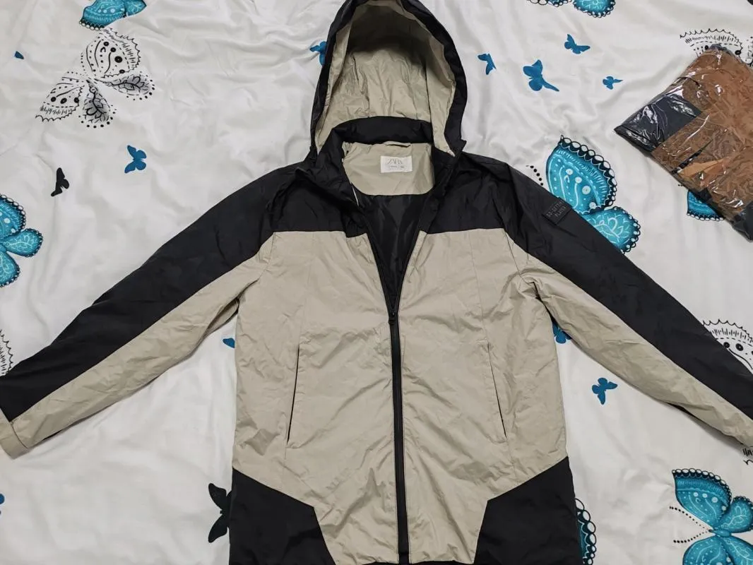 Jachetă sport Zara EU 30 | Gri, Poliester - Image 2