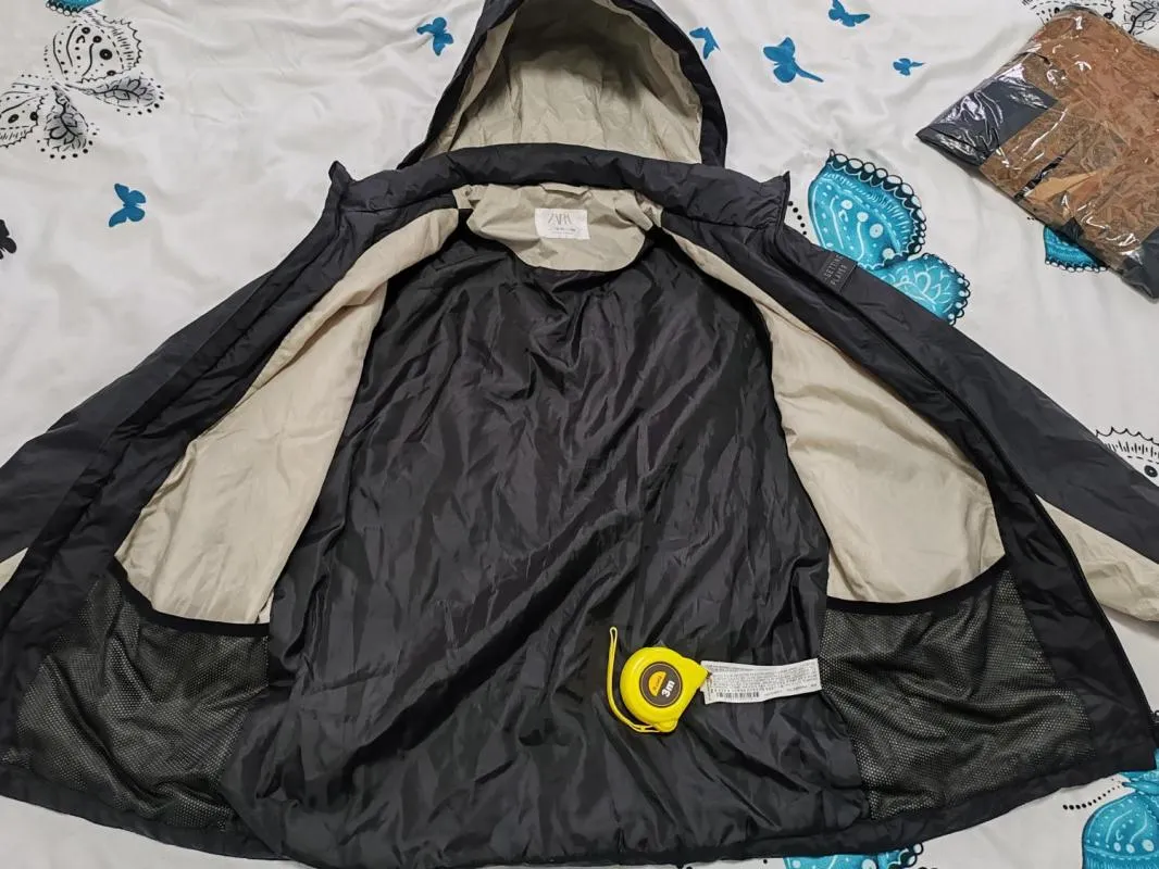 Jachetă sport Zara EU 30 | Gri, Poliester - Image 4