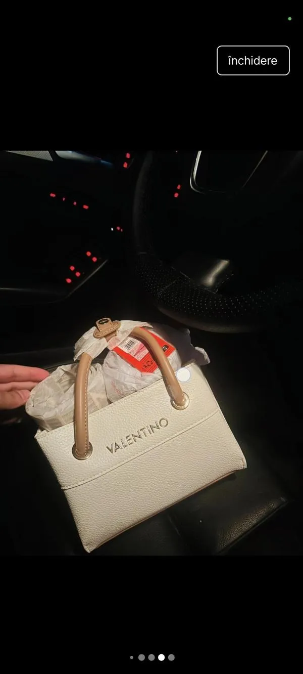 Geantă crossbody Valentino By Mario | Bej, Piele ecologică - Image 10