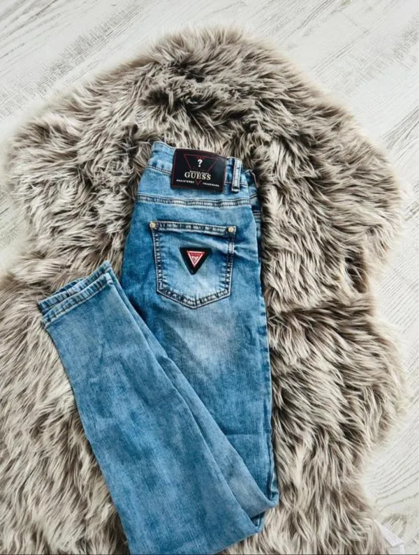 Blugi Guess EU 36 | Albastru, Lungi, Slim fit, Denim