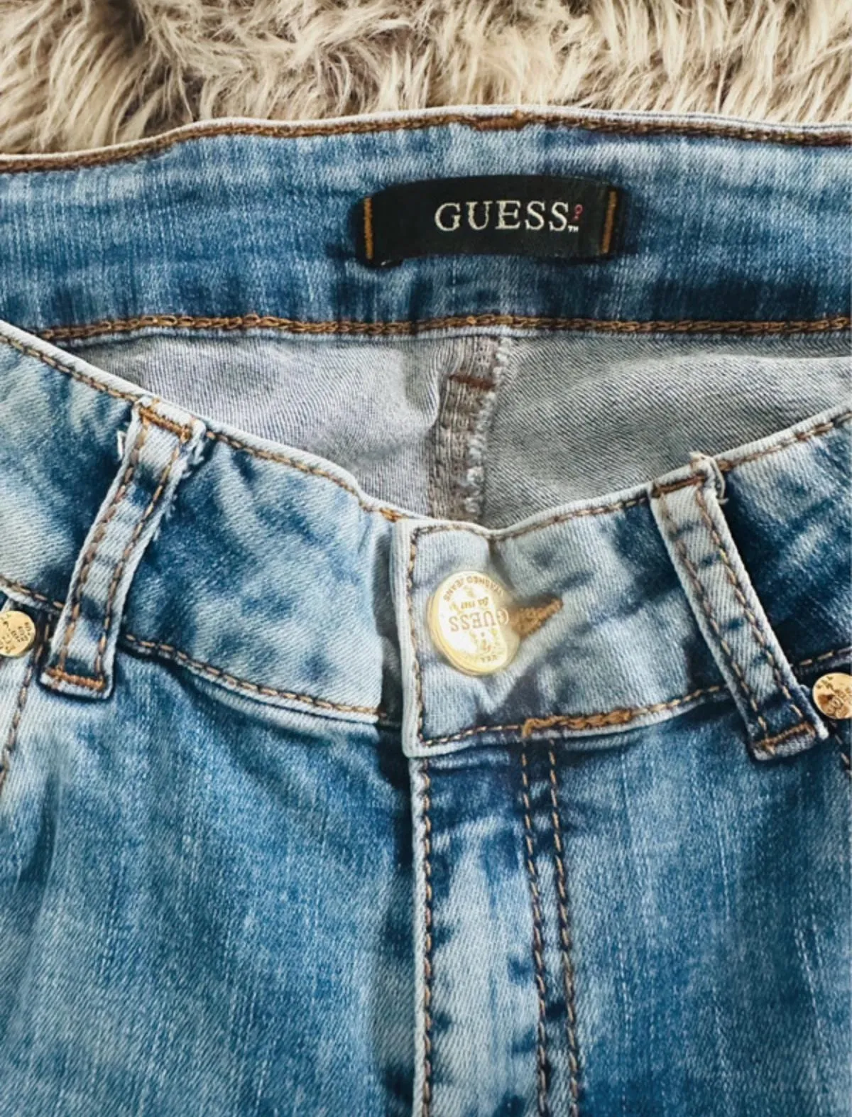 Blugi Guess EU 36 | Albastru, Lungi, Slim fit, Denim - Image 3