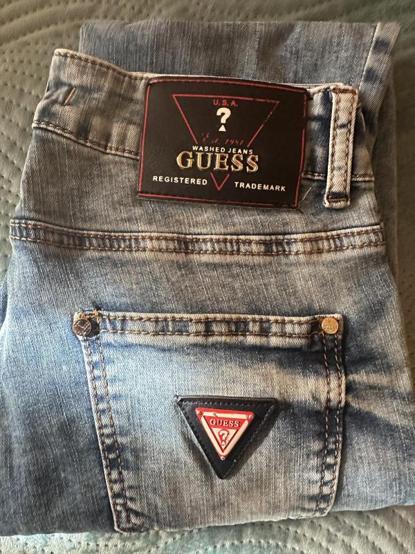 Blugi Guess EU 36 | Albastru, Lungi, Slim fit, Denim - Image 4