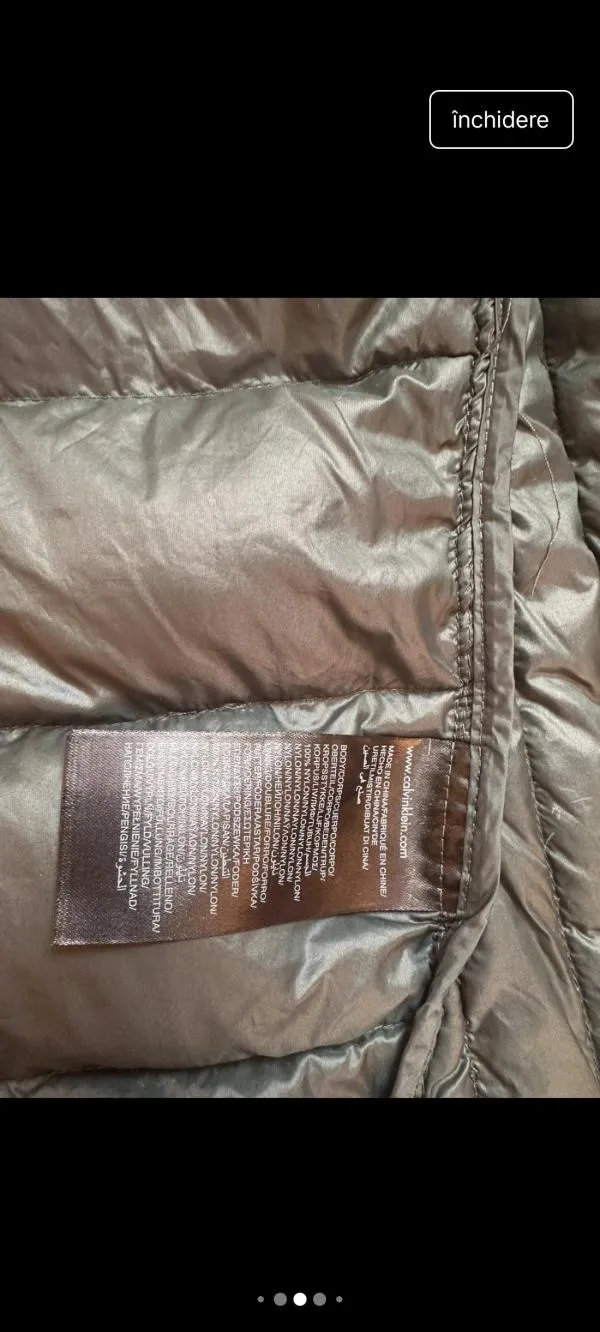 Geacă matlasată Calvin Klein S | Verde, Poliester - Image 5