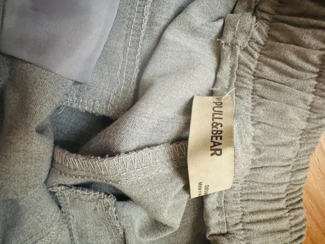 Pantaloni Pull&Bear S | Gri, Lungi, Straight (Drepți) fit - Image 3