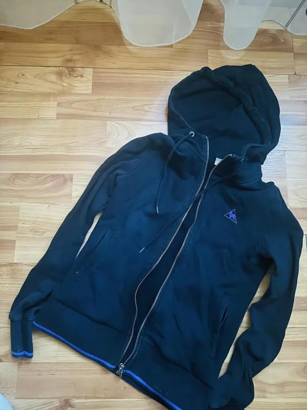 Hanorac Le Coq Sportif XS | Negru, Normal, Mânecă lungă, Bumbac - Image 3