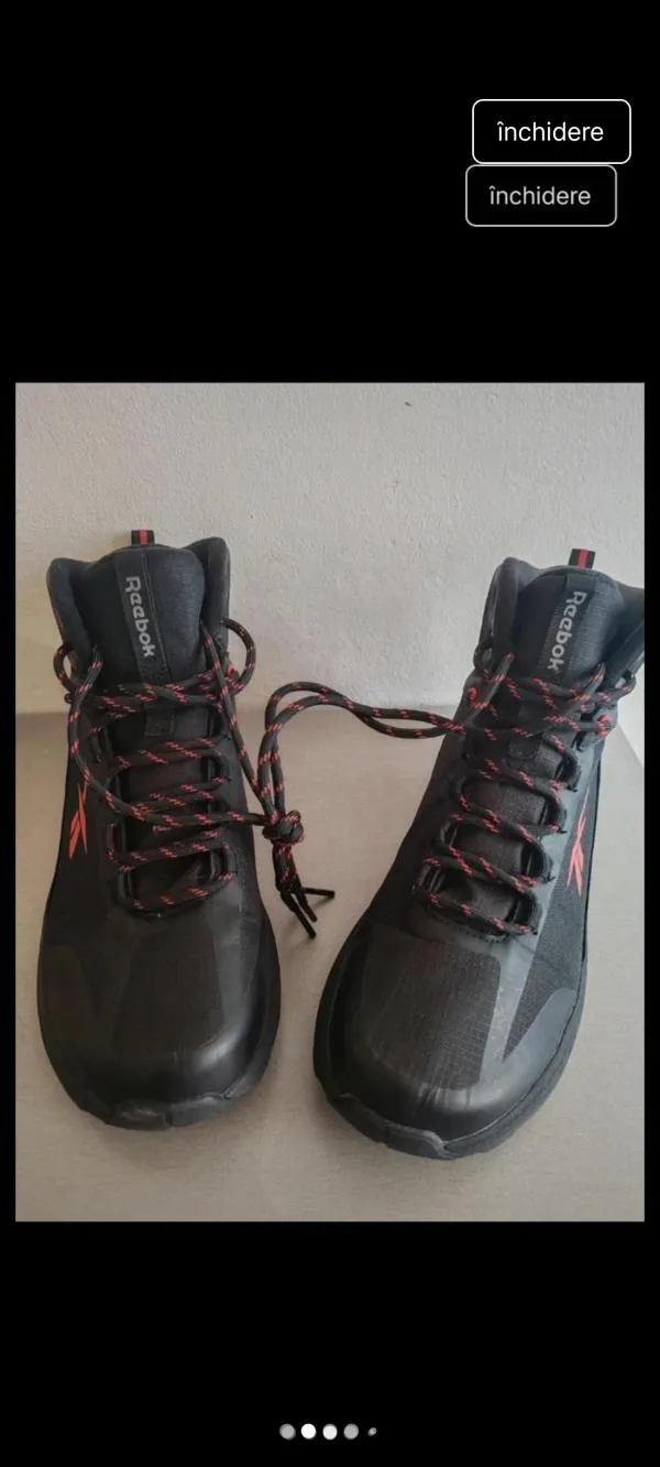 Ghete Reebok EU 42 | Negru - Image 5
