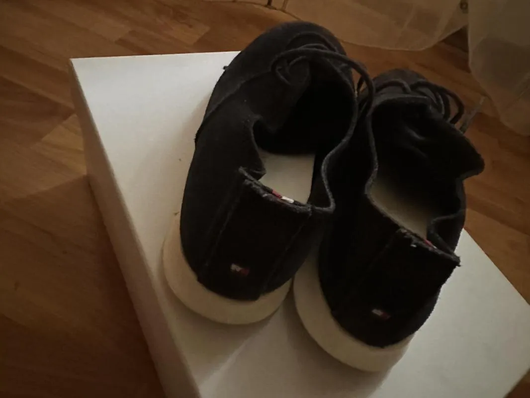 Mocasini Tommy Hilfiger EU 37 | Bleumarin, Piele întoarsă Suede - Image 3
