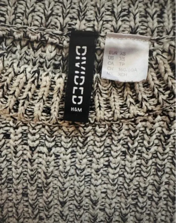 Pulover H&M EU 34 | Negru, Normal, Mânecă lungă, Regular fit - Image 2