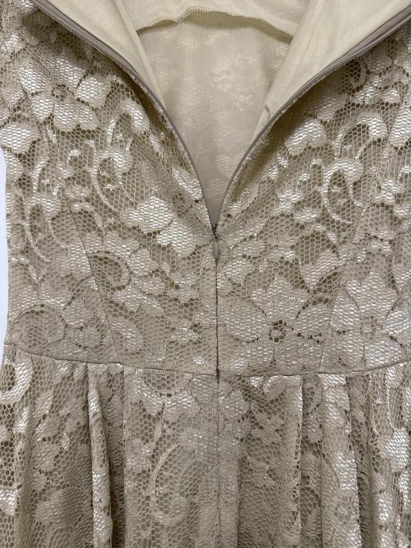 Rochie de seară Nor-Bi EU 36 | Auriu, Midi, Mânecă scurtă - Image 6