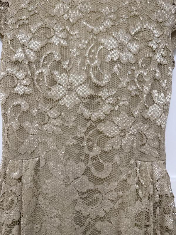 Rochie de seară Nor-Bi EU 36 | Auriu, Midi, Mânecă scurtă - Image 7
