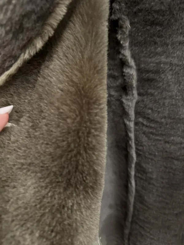 Vestă A&A Vesa EU 36 | Maro, Blană naturală - Image 3